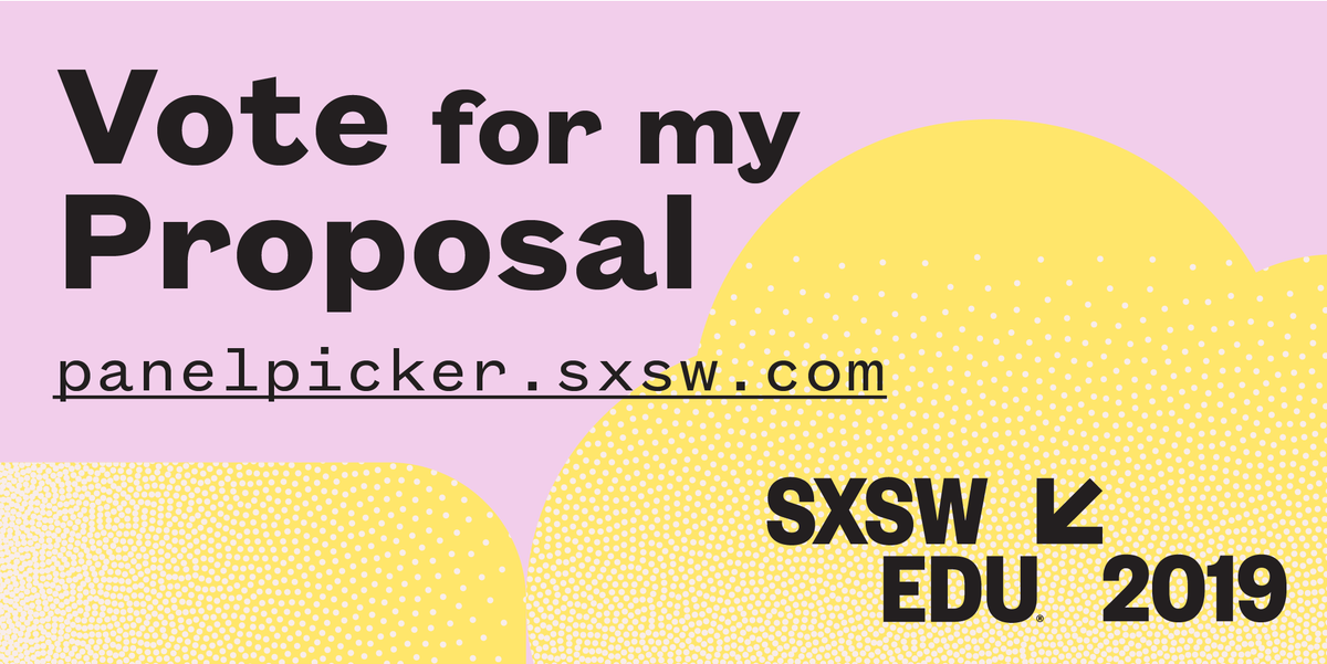 LileadProject's tweet photo. We need YOUR VOTE on our project "Transforming PD Through School Library Leadership" to present at @SXSWEDU Make sure to upvote &amp; comment on our session! #SXSWEDU #PanelPicker https://t.co/NVWreccw81 https://t.co/1r5PiiFJVi