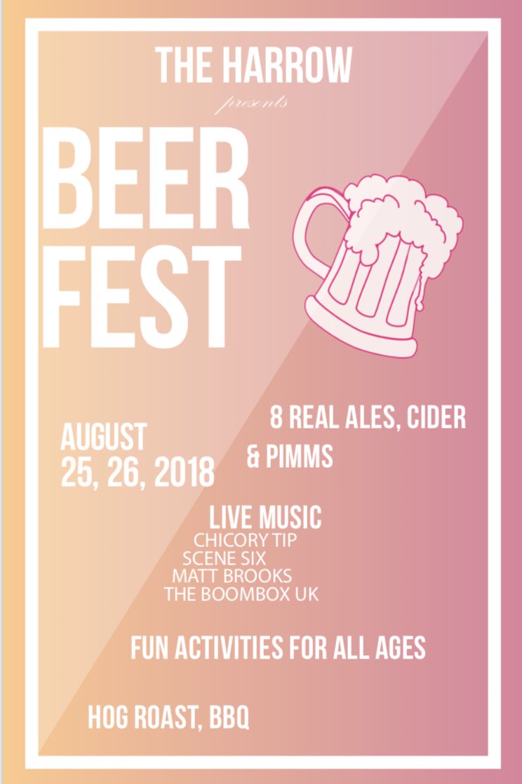 Stockburypub's tweet photo. Come and join us for our beer festival over the August bank holiday weekend! https://t.co/qdYOA0ZVwh