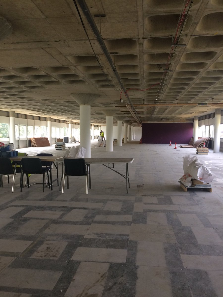 Ashton_Norfolk's tweet photo. Construction is all on its way ready for MK Works which will be arriving in Norfolk House early next year! #servicedoffices #miltonkeynes #ceg #buildingworks #construction #building #office #lovemk #dpdesigns https://t.co/YkpZtViRNe