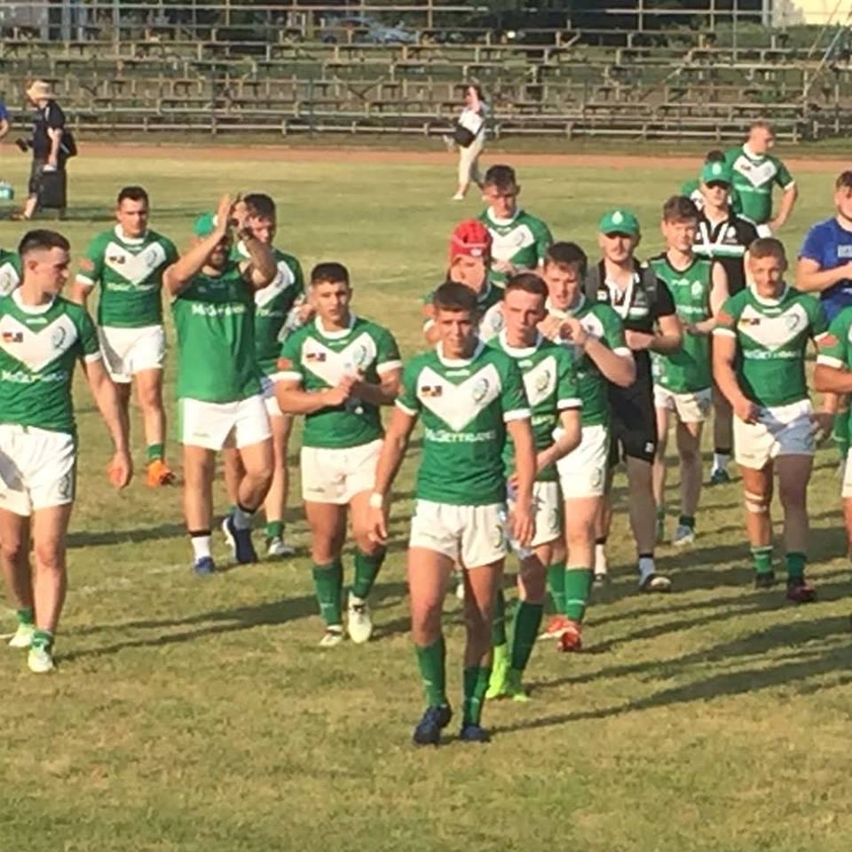 Giveblood_ie's tweet photo. We are a proud sponsor of the Irish U19s @Irelandrl team who played Scot in the Rugby League U19s European Championship in Belgrade at the weekend. Best of luck to the team in their next match fixture against Italy tomorrow! 🍀🎉🏉 #RLEFU19Euros #RLEFU19EurosSCOvIRE https://t.co/qywcK3nI0C