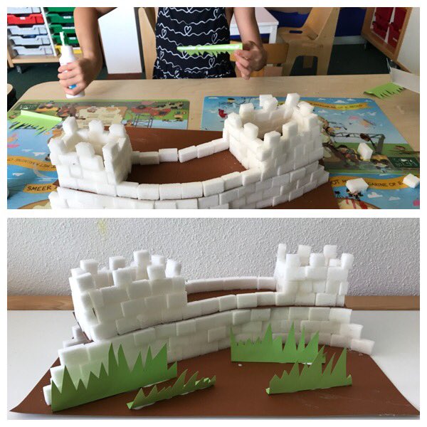 Great wall of china. Een flink karweitje maar een mooie bezigheid met een mooi resultaat!