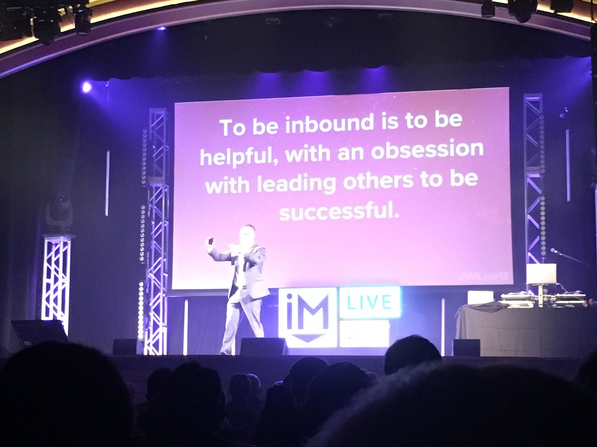 DMTMolly's tweet photo. Kicking off what’s going to be an amazing two days of learning and connecting with other #DigitalMarketing and #Sales leaders! #InboundMarketing #IMLive18 https://t.co/x8e9Uynjzm