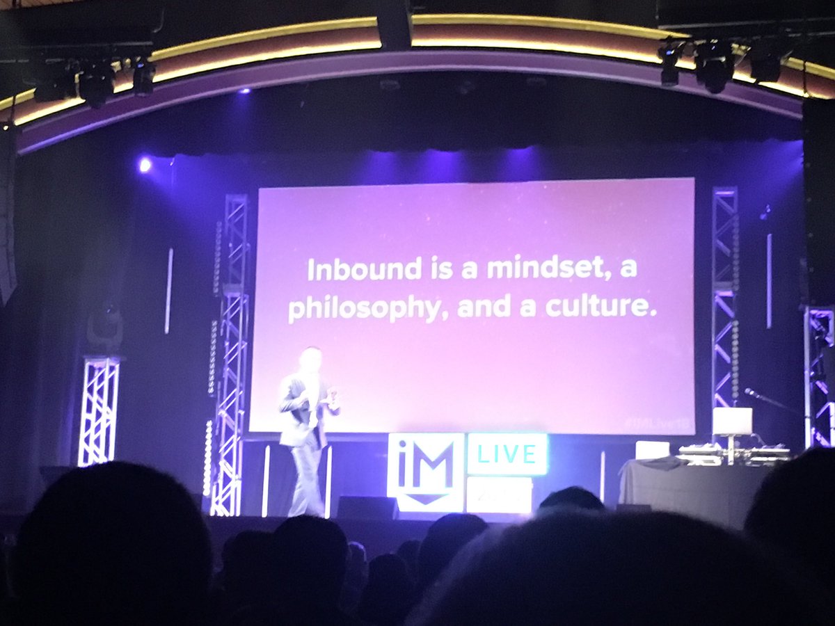 DMTMolly's tweet photo. Kicking off what’s going to be an amazing two days of learning and connecting with other #DigitalMarketing and #Sales leaders! #InboundMarketing #IMLive18 https://t.co/x8e9Uynjzm