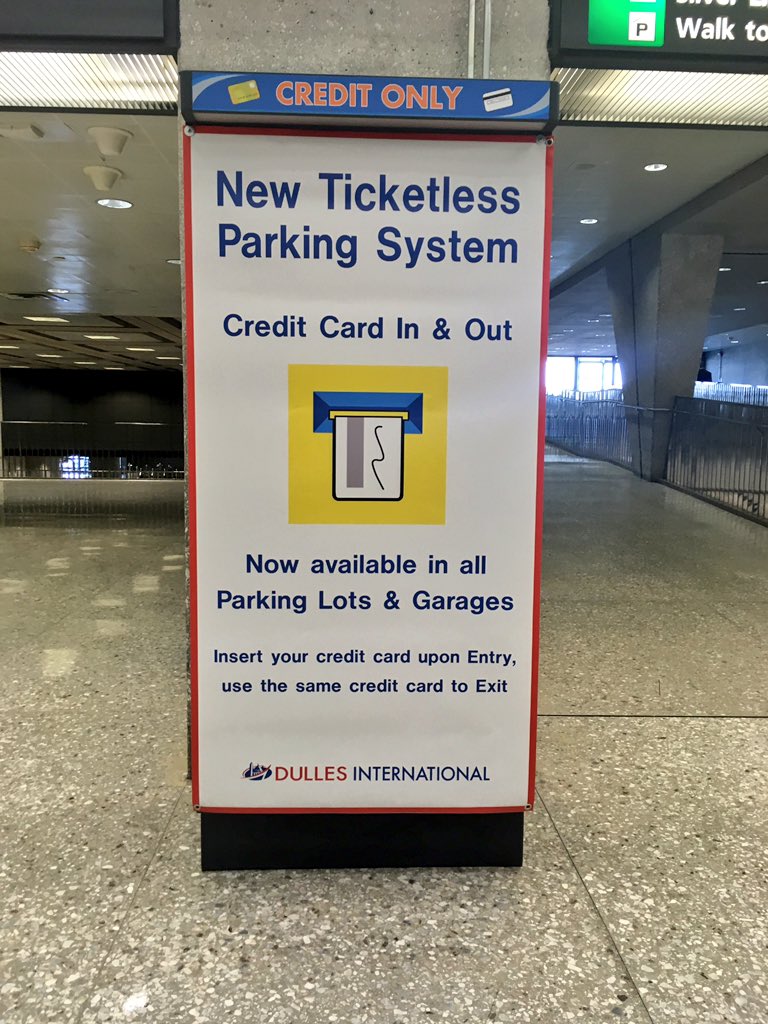 Dulles Airport (IAD) on Twitter "Parking at Dulles? You no longer need