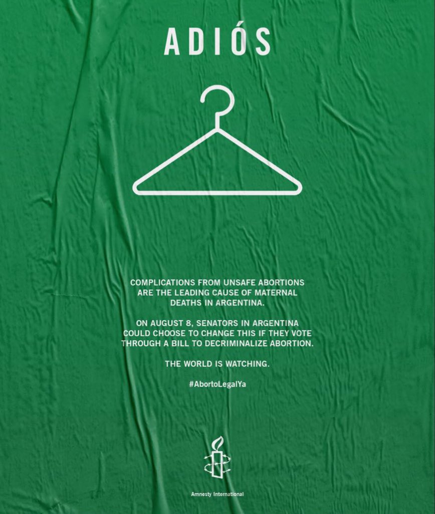 La contratapa del #NewYorkTimes HOY #AbortoSeraLey #A8
