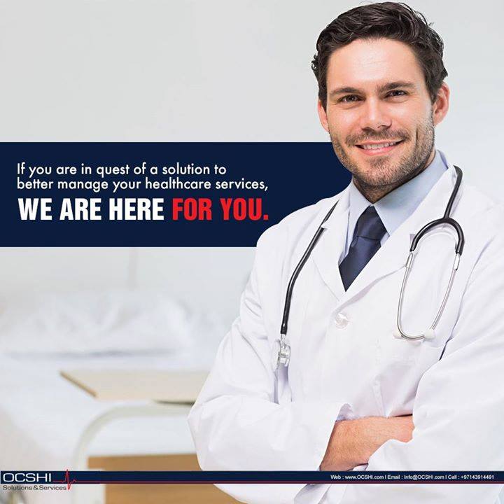OCSHI_Solutions's tweet photo. If you are in quest of a #solution to better manage your #healthcare #services, we are here for you. Visit https://t.co/RbdR5iukO9 for more info. #ehealth #health #technology #digitalhealth #ocshi #UAE https://t.co/4mND5ejN8v