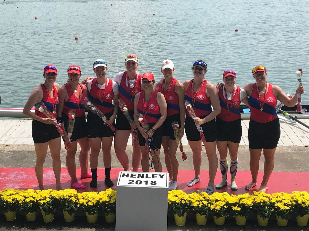 OttawaRowing's tweet photo. Huge congratulations to our awesome masters crews who hauled 5 @HenleyRegattaCA Gold medals back to #Ottawa! We also had 4 second place and 2 third place finishes. WAY TO KICK OFF @HenleyRegattaCA WEEK!! #ORCproud #rowORC #mastersmagic #wemakechampions https://t.co/IrCatU02xK
