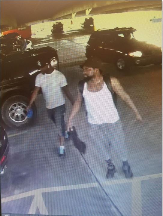 DO YOU KNOW THEM? If so, please let @DBCops1 know who they are. They are wanted in a car break-in this past weekend at the parking garage on Earl Street. Anyone with info, please call 386-671-5200. We appreciate your help!