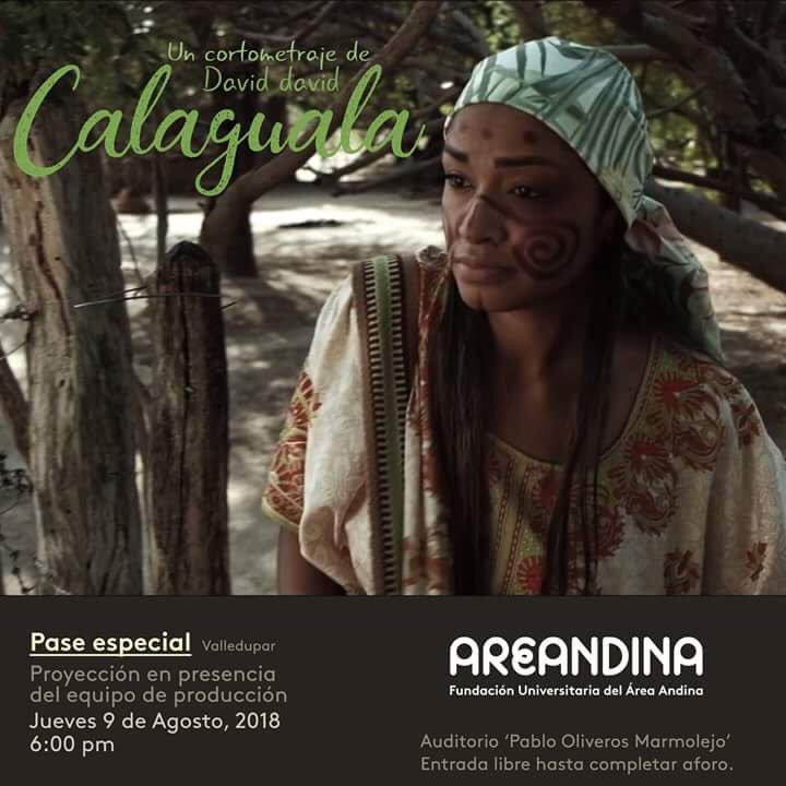 CCSILVA86's tweet photo. Atención @Valledupar_Col, vamos a apoyar el cine local, los invito a que el jueves 9 de agosto, a las 6:00 p.m., acompañemos a @david2celedon a la premier de su corto #Calaguala
En @AreandinaVpar... @agendavallenat https://t.co/c4BCByzv4P