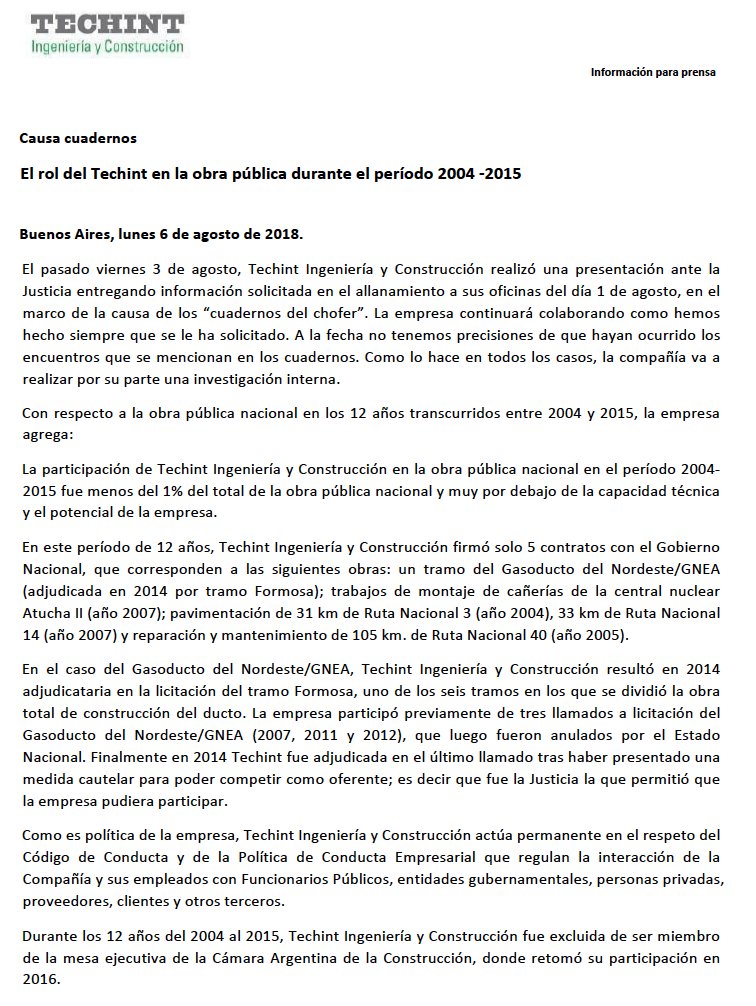 TechintEC's tweet image. Compartimos nuestro posicionamiento sobre la causa &quot;Cuadernos&quot;