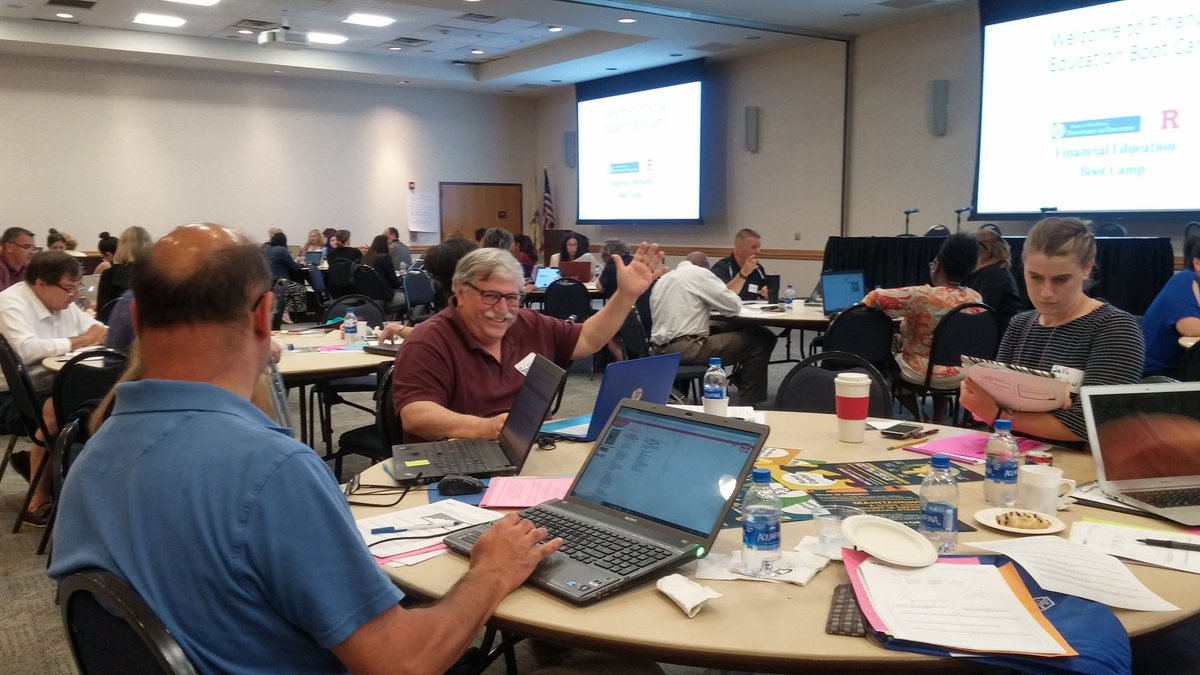 NextGenPF's tweet photo. The New Jersey Financial Bootcamp was a huge success last week! Over 80 educators in attendance!
#fincap #financialbootcamp #education https://t.co/A2Tml5XNDq