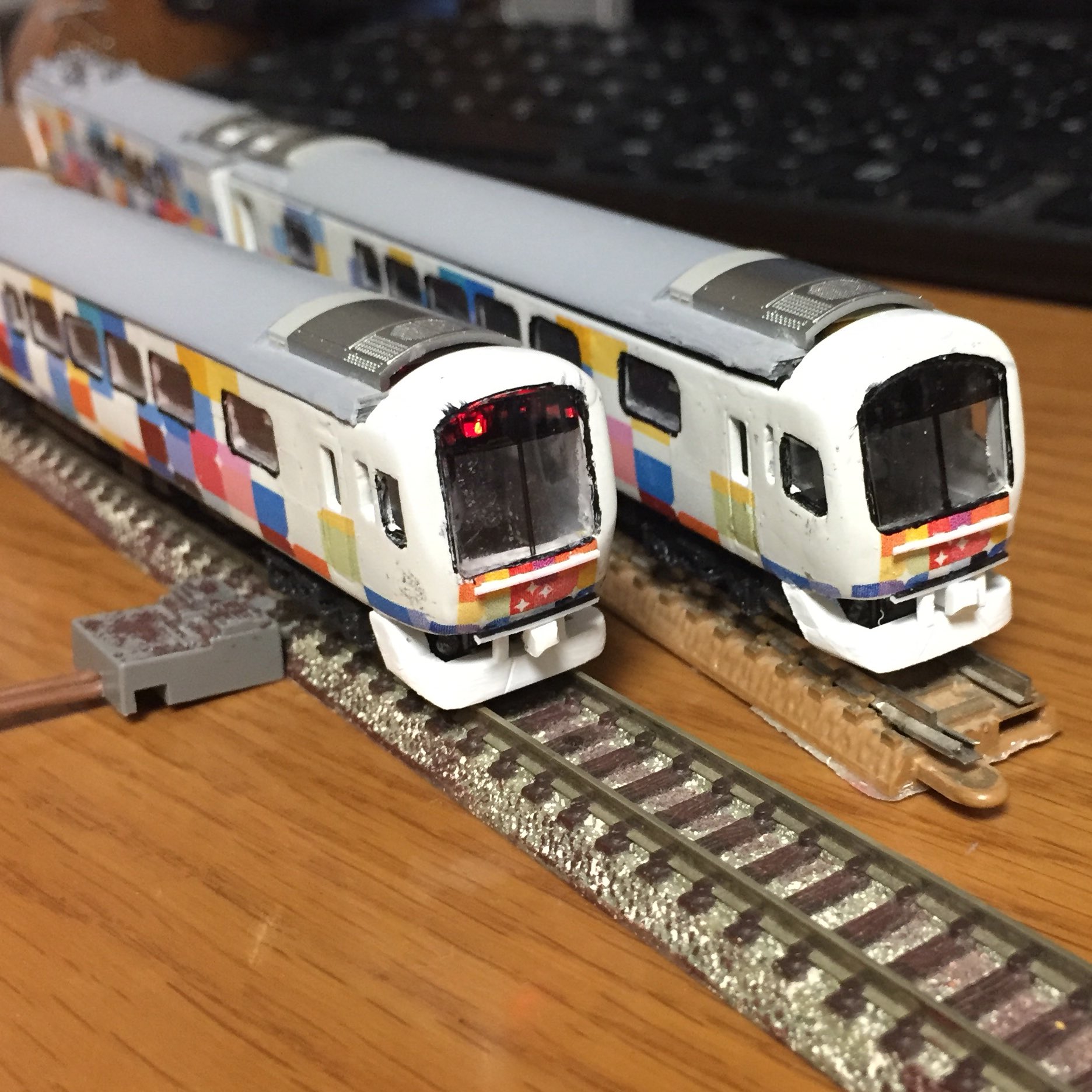 ★仕掛品★ 485系 きらきらうえつ 4両セット 3Dモデリングキット ザ・メモリアル 485系きらきらうえつ | 鉄道模型店 Models IMON