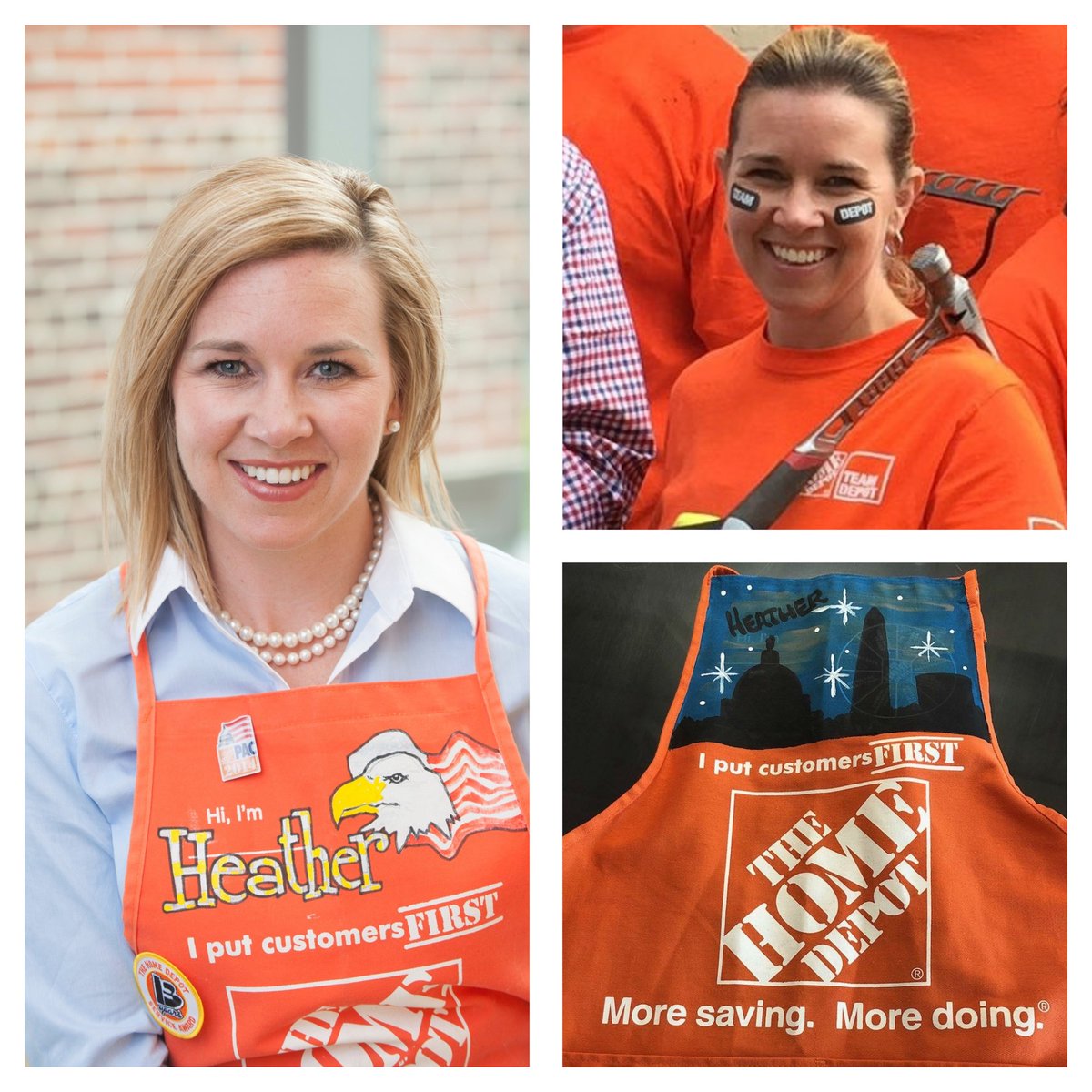 HomeDepotGR's tweet photo. Excited to announce our new VP of @HomeDepotGR, @heatherokennedy; a 17-year orange apron-wearing, dedicated champion of Home Depot’s top legislative priorities.  #LetsDoThis https://t.co/Kot3Cwg5CP