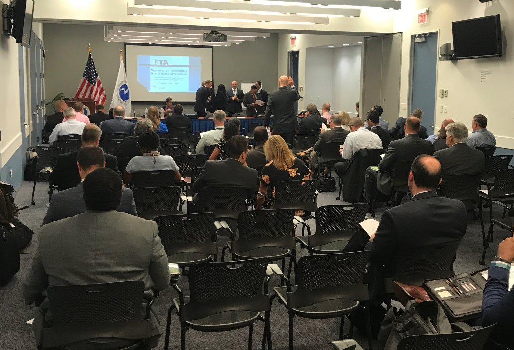 This morning <a href="/jeffshen25/">Jeffrey Shen</a> and <a href="/Blake_Harvey_/">Blake Harvey</a> attended the Project Management Oversight (#PMO) Pre-Solicitation / Industry Day Conference for the <a href="/USDOT/">U.S. Department of Transportation</a>. Stay tuned for any notable updates! #IndustryDay #DoT