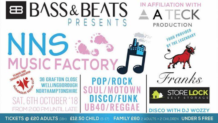 Northampton Events On Twitter Nns Music Factory On 6th October