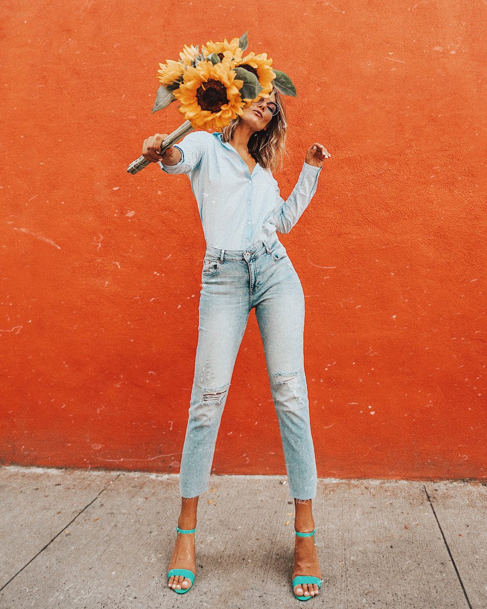 Denim is a way of life🍊and these jeans are my latest crush from <a href="/hmusa/">H&M USA</a> #HMxME #ad