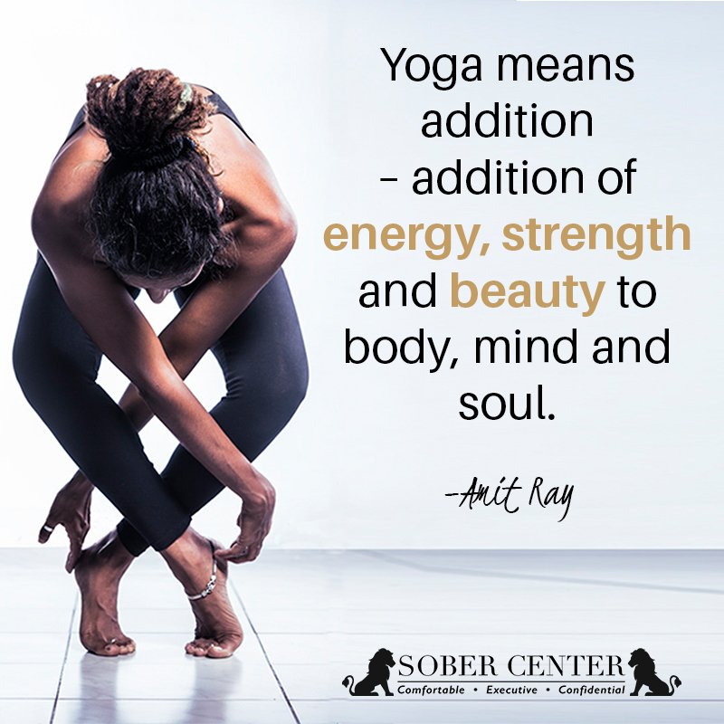 Yoga means addition – addition of energy, strength and beauty to body, mind and soul. –Amit Ray

#DallasSoberCenter #LuxuryWellness #BodyRejuvenationCenter #NorthofDallas #CleansingTherapy #BalancingTherapy #MassageTherapies #AromaTherapy #Meditation #Yoga #Mineral #mindfulness