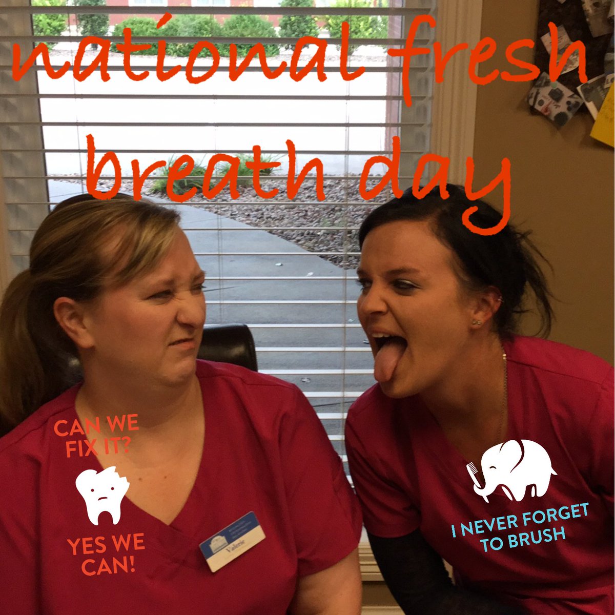 Regular checkups will allow your dentist to detect any problems such as periodontal disease, a dry mouth or other disorders that may be the cause of bad breath!

#nationalfreshbreathday #freshbreath #oralhygiene #breathefresh #lifetimedentalcare