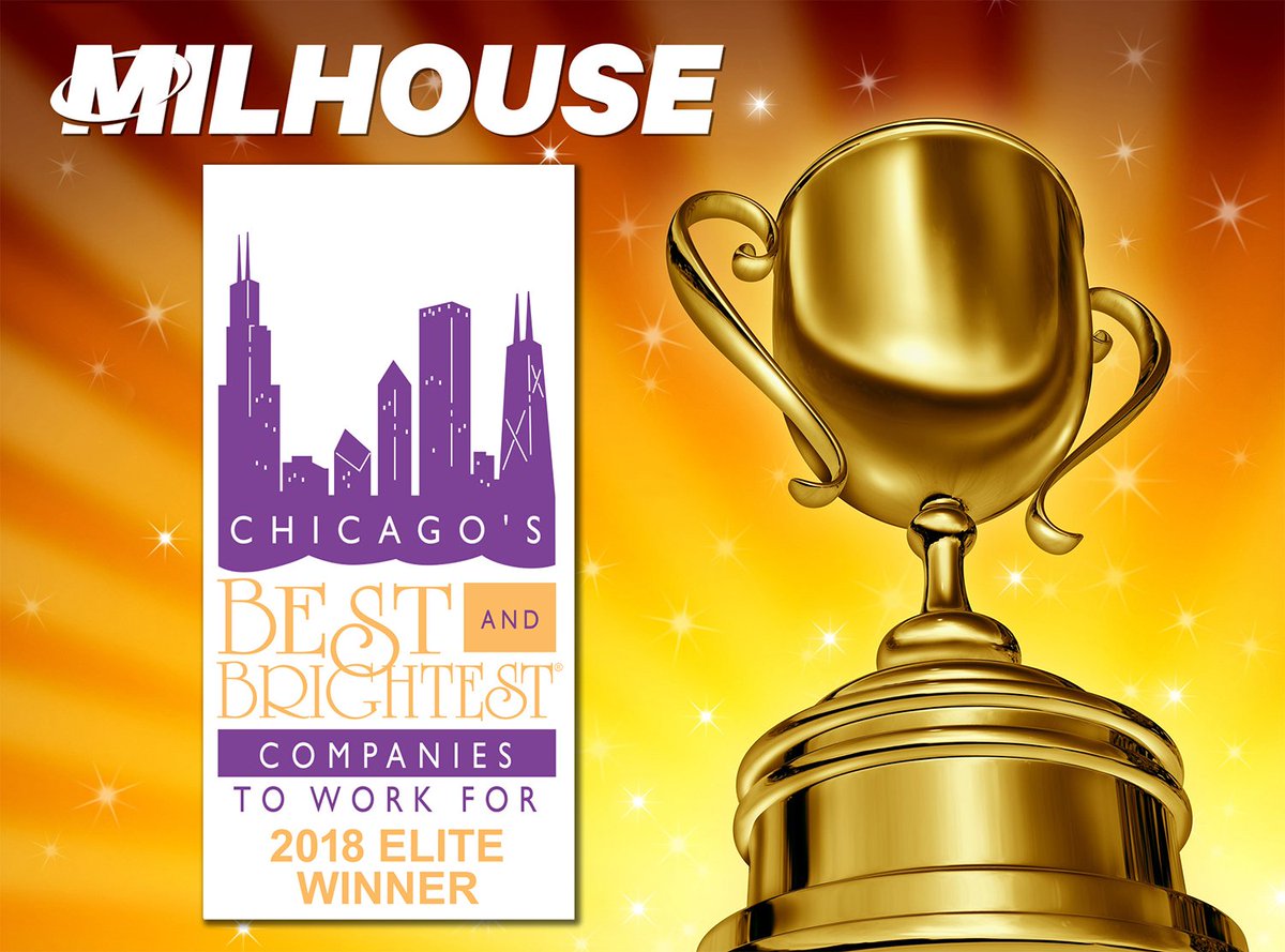 milhouseinc's tweet photo. Milhouse named Best &amp; Brightest Company, ELITE winner for the second year! Read the full story here : https://t.co/7RIczZDtPr
#MilhouseEngineering #BestDamnPeopleInTheBusiness https://t.co/1CuURdtBm2