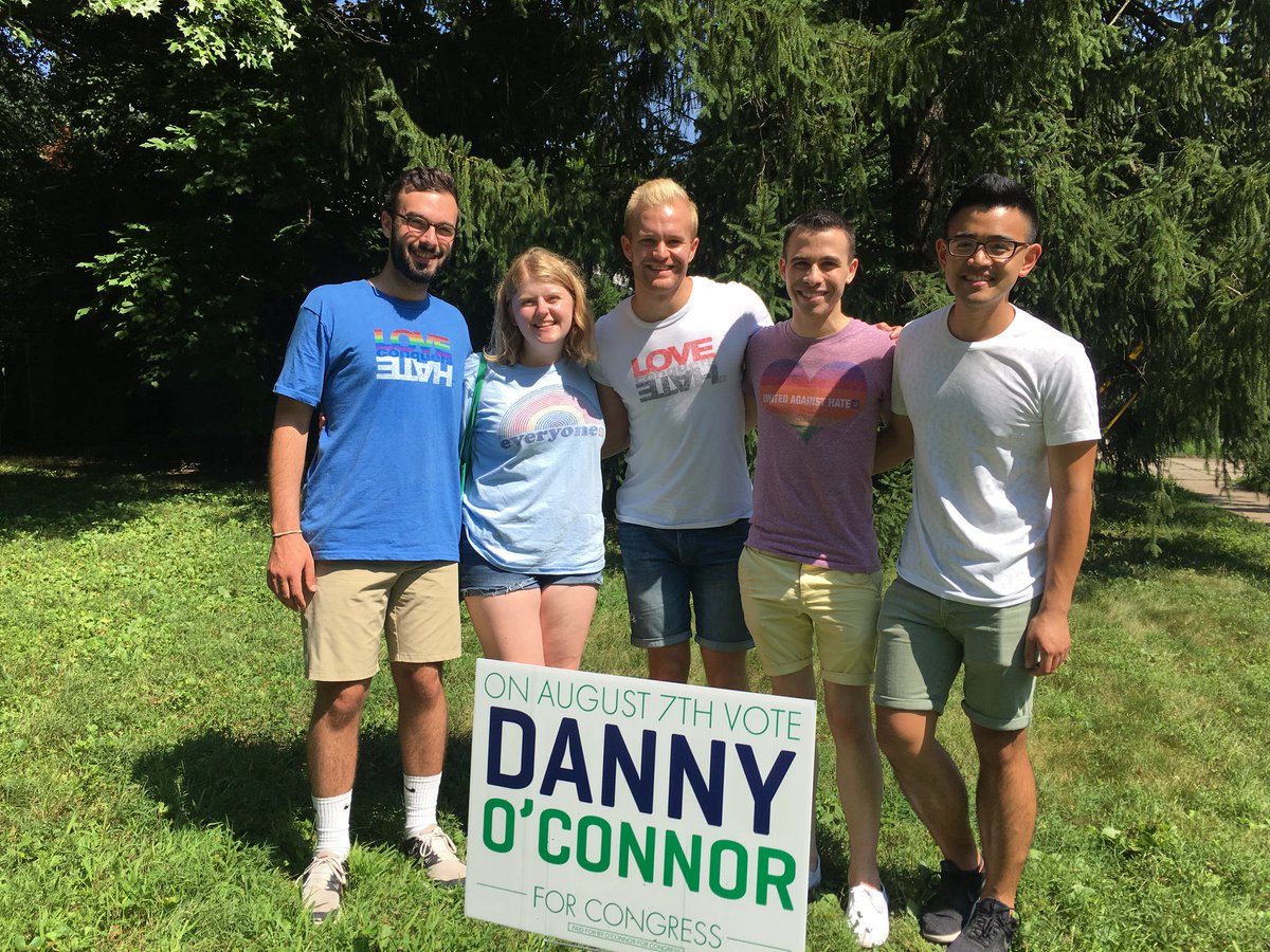 HRC on the ground in Columbus, Ohio to elect Danny O'Connor.