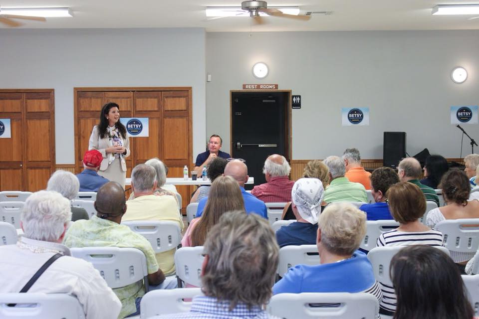 JenMcMillin's tweet photo. I'm tired of driving through potholes... - Join me and @BetsyforIL as we discuss infrastructure. https://t.co/97MNulUu06 #101st #JenForStateRep https://t.co/r5l7dBjIRt