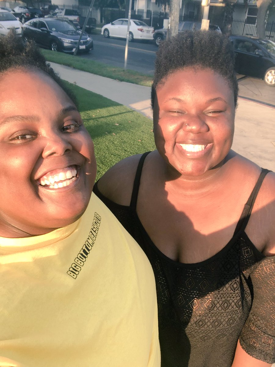 bodycourage's tweet photo. All mornings should start like the one I just had. An hour long walk around the neighborhood chatting joy, Body positivity and being a magical black girl. Thanks Jasondra for attending the #BodyCourage Walks 🎉 #TuesdayThoughts https://t.co/xpSOliZyGB