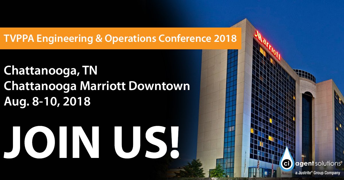 CI_Agent's tweet image. We'll be at the @TVPPA Engineering and Operations Conference, Booth 80, tomorrow through Friday in Chattanooga. Stop by and talk to Tom about our secondary containment solutions. ow.ly/jkmy30l5V1E #TVPPAEngOps
