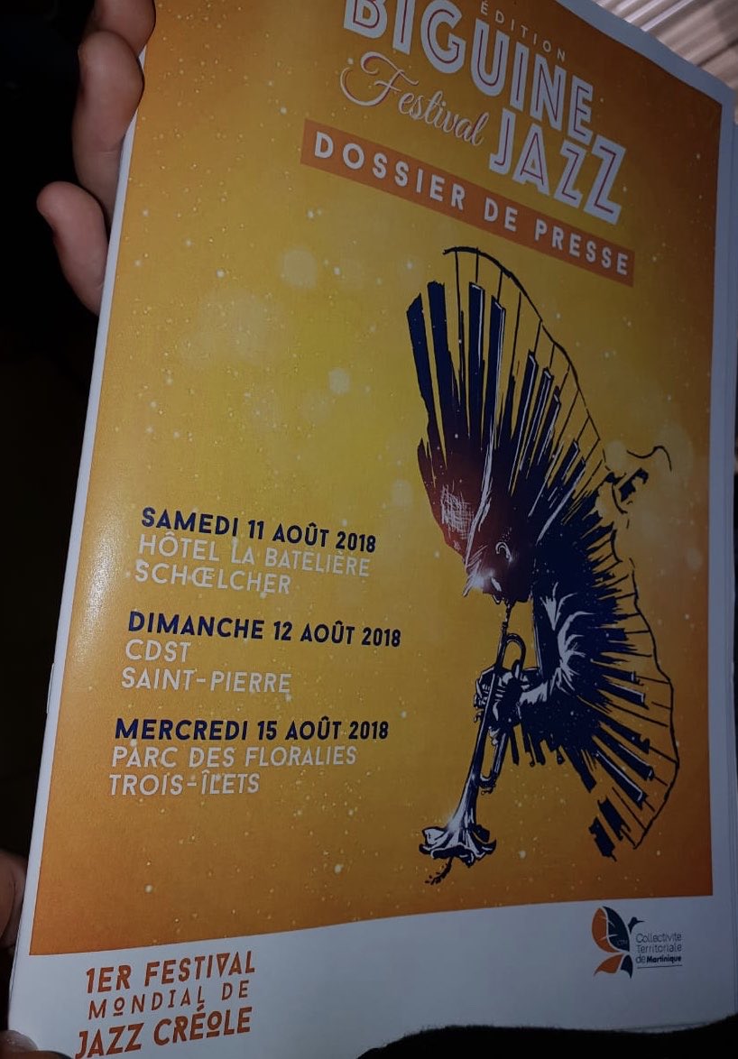 Conférence de presse de <a href="/Biguinejazz/">Biguinejazzfestival</a> Festival à la <a href="/CTM_Martinique/">CTM</a>