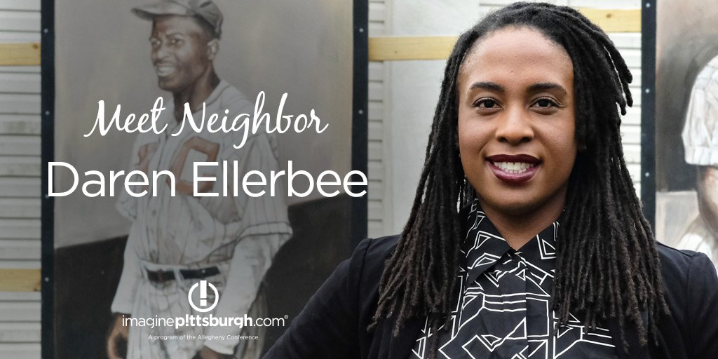 Have you met our awesome neighbor Daren? She's the Director of the Homewood Community Engagement Center <a href="/PittTweet/">University of Pittsburgh</a> "I'm very proud of Pittsburgh. It is where I get my grit." Read more of her #PGH story here: bit.ly/DarenEllerbee <a href="/gurlDaren/">Daren Ellerbee</a>