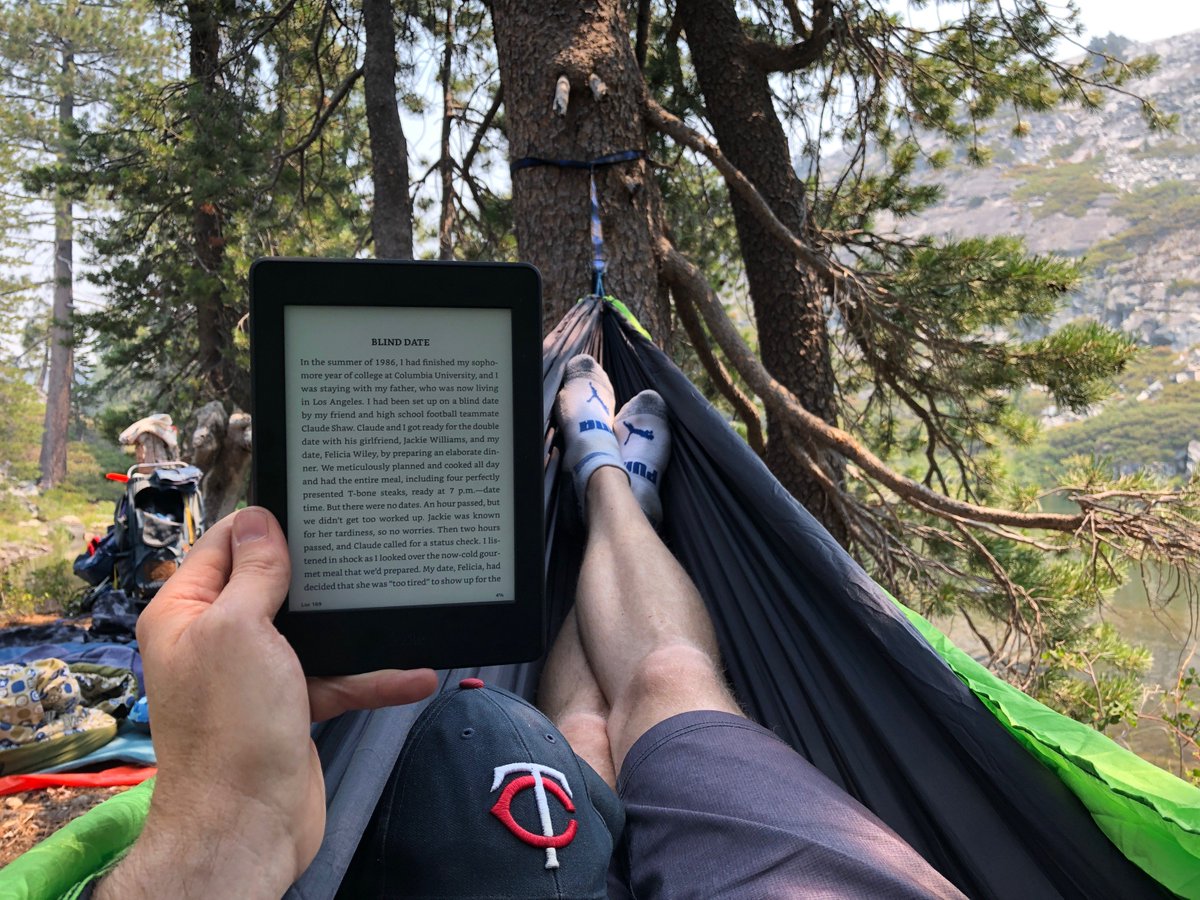 ericmmartin's tweet photo. Went backpacking with two of my sons over the weekend and got some much-needed R&amp;R. Also got a chance to dive into "The Hard Thing About Hard Things" by @bhorowitz, whom I worked for 18yrs ago at Loudcloud, in my first job out of college! #nostalgia https://t.co/fGe0FEu54y