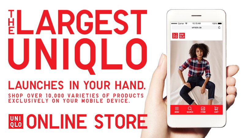 Uniqlo Canada on X: We're excited to announce that you can now shop online  in Canada through the UNIQLO CA App and mobile site! Visit   on your mobile device to start