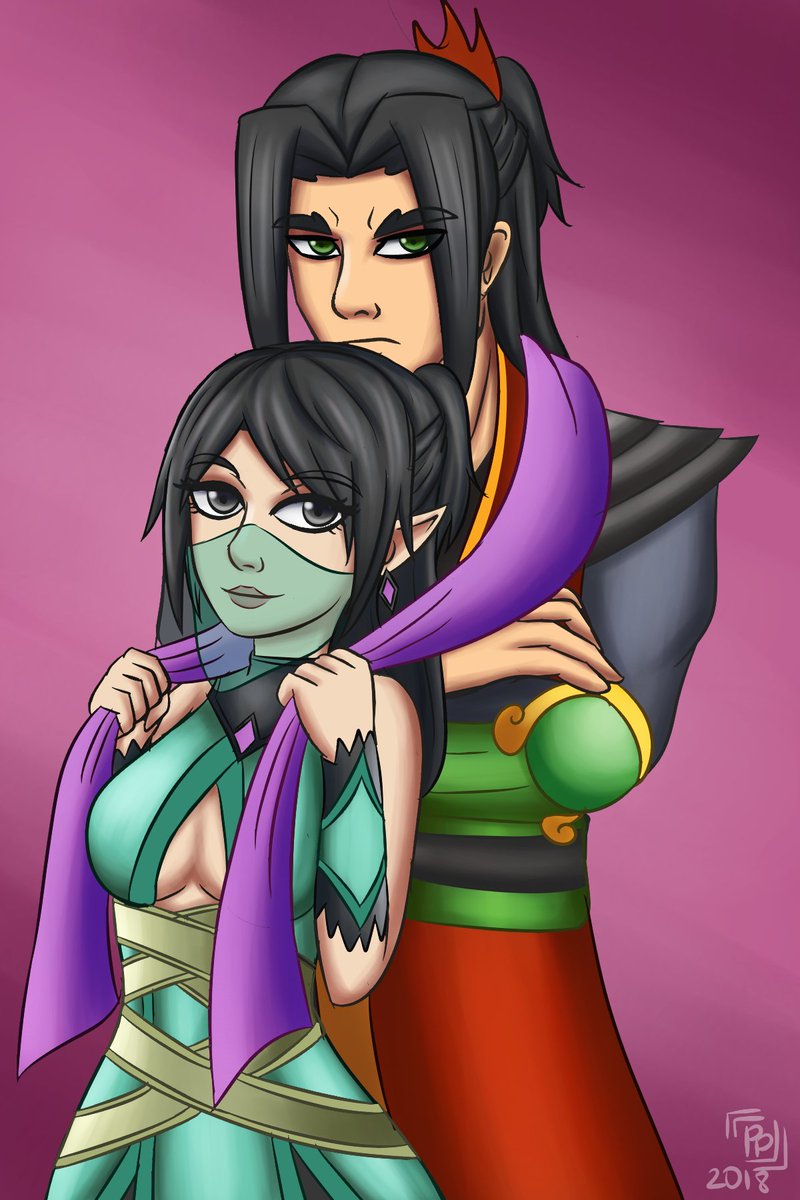 Zhing II
Miss drawing these two.
@PaladinsGame @PaladinsFanarts #zhin #ying