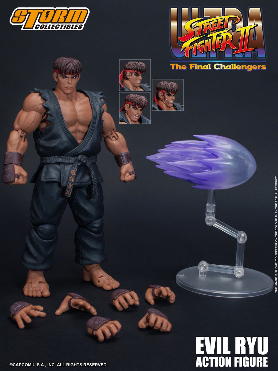 stormcohk's tweet photo. Ultra Street Fighter II: The Final Challengers
Evil Ryu · (殺意の波動に目覚めたリュウ) 
First to the market @ New York Comic Con 2018
#evilryu #殺意リュウ #SatsuiRyu #ryu #USFII #storm_collectibles #actionfigures #fighter #figures #figure https://t.co/umHGzW31AR