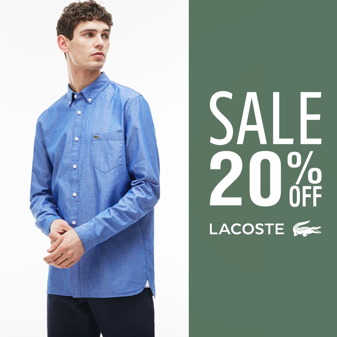 lacoste promotion 2018