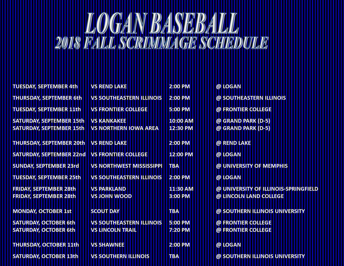 LoganVolsBsbl's tweet photo. 🚨#Vols 2018 Fall Scrimmage Schedule🚨#GoVols https://t.co/VuAKmcolxI