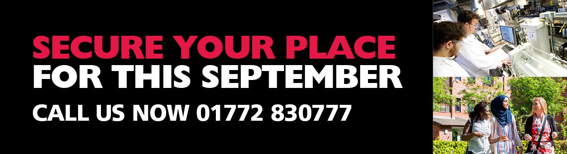 #Clearing 2018 is almost upon us!

For information on how to secure your place at @UCLan for this September, see the following link

⬇️

uclan.ac.uk/study_here/cle…