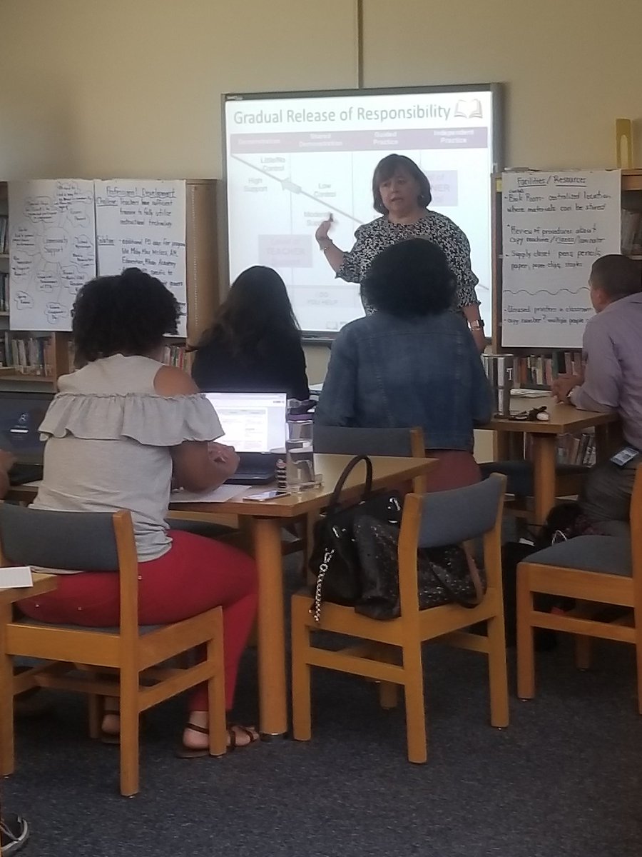 Literacy Professional Development with Claudia Lanier at FES