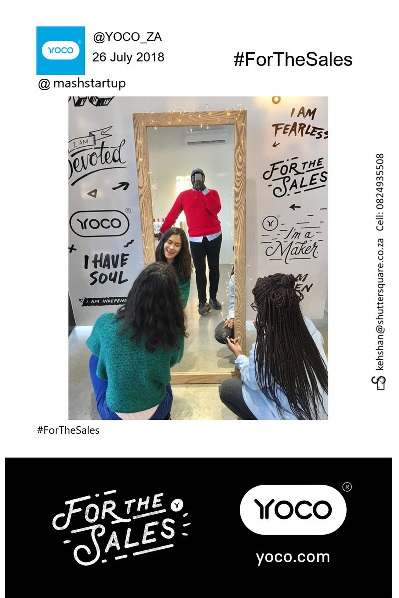 Shutter_Square's tweet photo. @Yoco_ZA  We had a great time providing #Hashtag printing services at your #ForTheSales campaign.  Here are some memories from the night! https://t.co/Yzi8TiSJVq