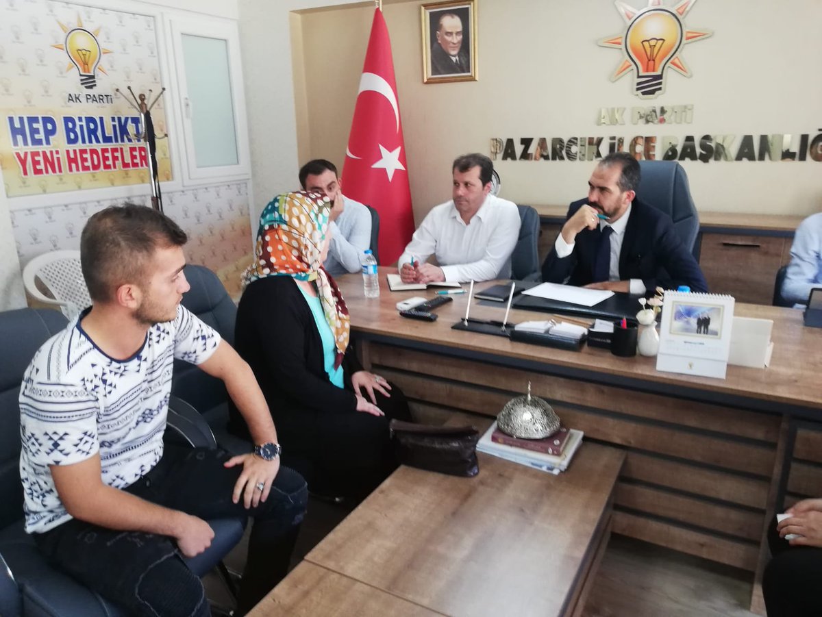 Pazarcık İlçemizdeyiz...

Pazarcık İlçe Başkanlığımızda Kıymetli Vatandaşlarımız ile Bir Araya Gelerek Sorun ve Taleplerini Dinledik.