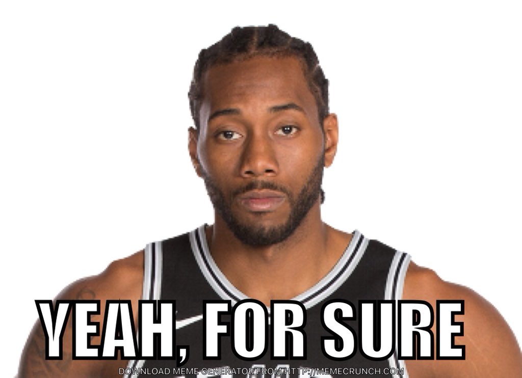   Hey Kawhi, would you like to wish DeMar a happy birthday? 