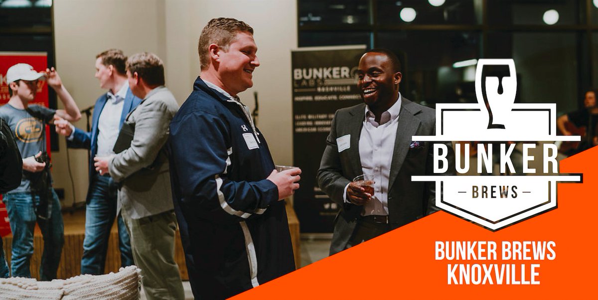 Hey Knoxville! Are you ready for this month's Bunker Brews? 

Join us on August 23rd at K Town Tavern for drinks, networking and professional growth. buff.ly/2nftWKy