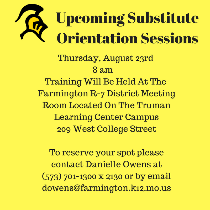 KnightsR7's tweet photo. We are currently hiring substitute nurses, teachers and secretaries.  Please contact Danielle Owen for more information at (573) 701-1300 ext. 2130 or dowens@farmington.k12.mo.us #KnightsR7 https://t.co/44cSQxgSUx