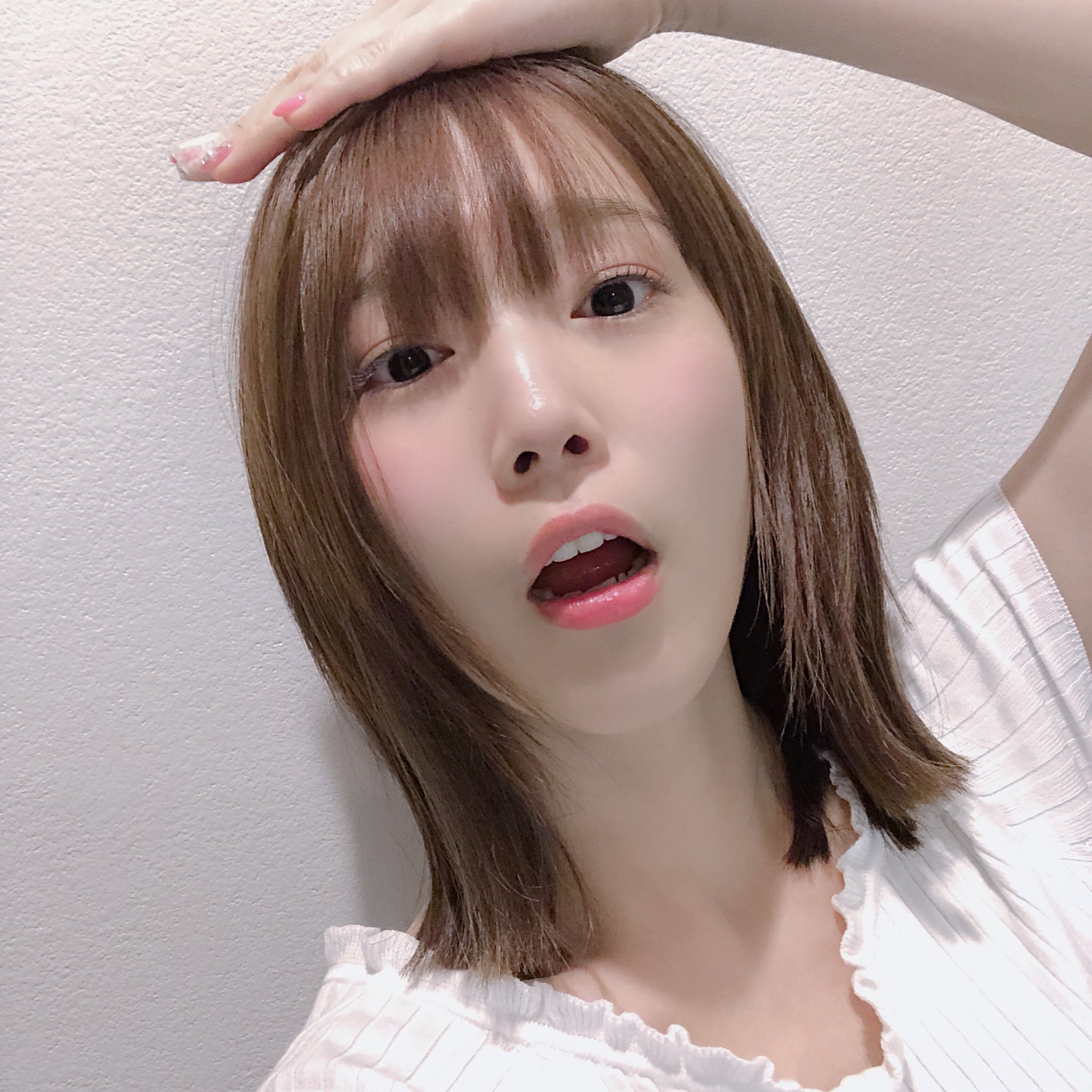 内田真礼 こんな色み 長さは鎖骨くらい まーやなうへあ
