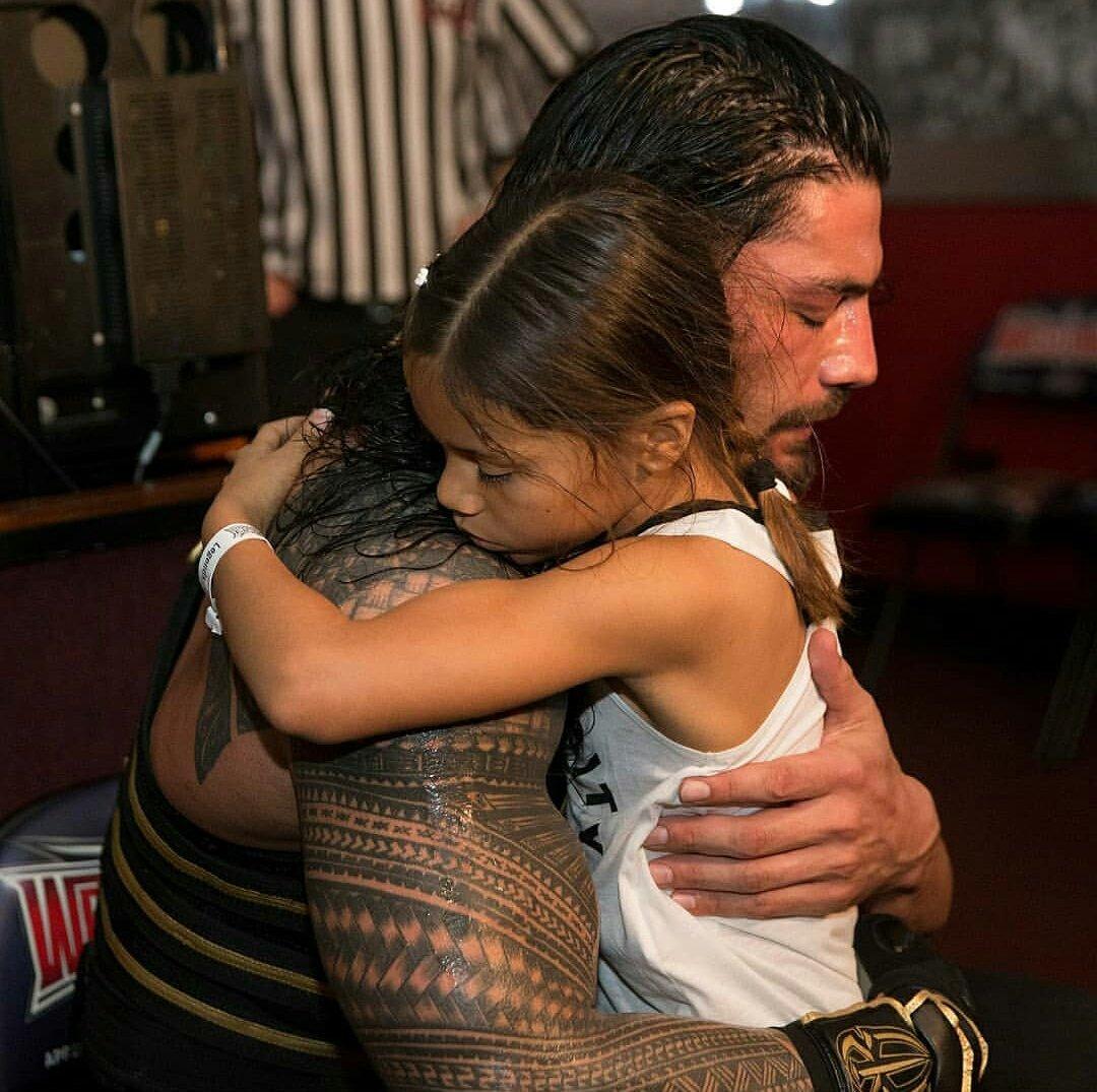 Its so cute to see Roman Reigns and his daughter Jojo, I love you guys