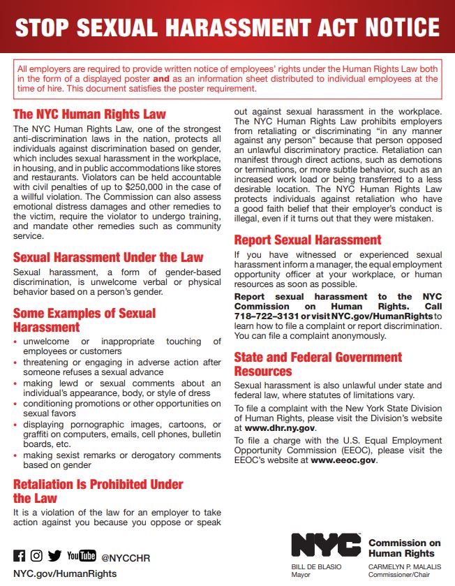 Nyc Human Rights On Twitter Effective Sept 6 All