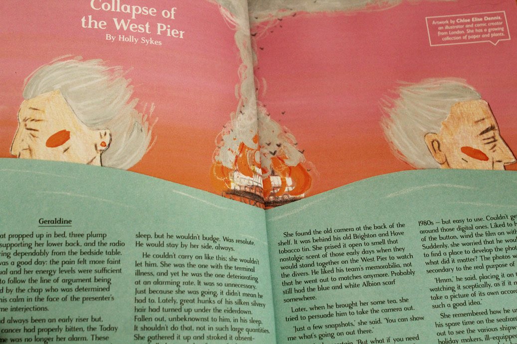 breadslacks's tweet image. Recent published work by Sinae (for @daikonzine) and Chloe (for @FirewordsMag)