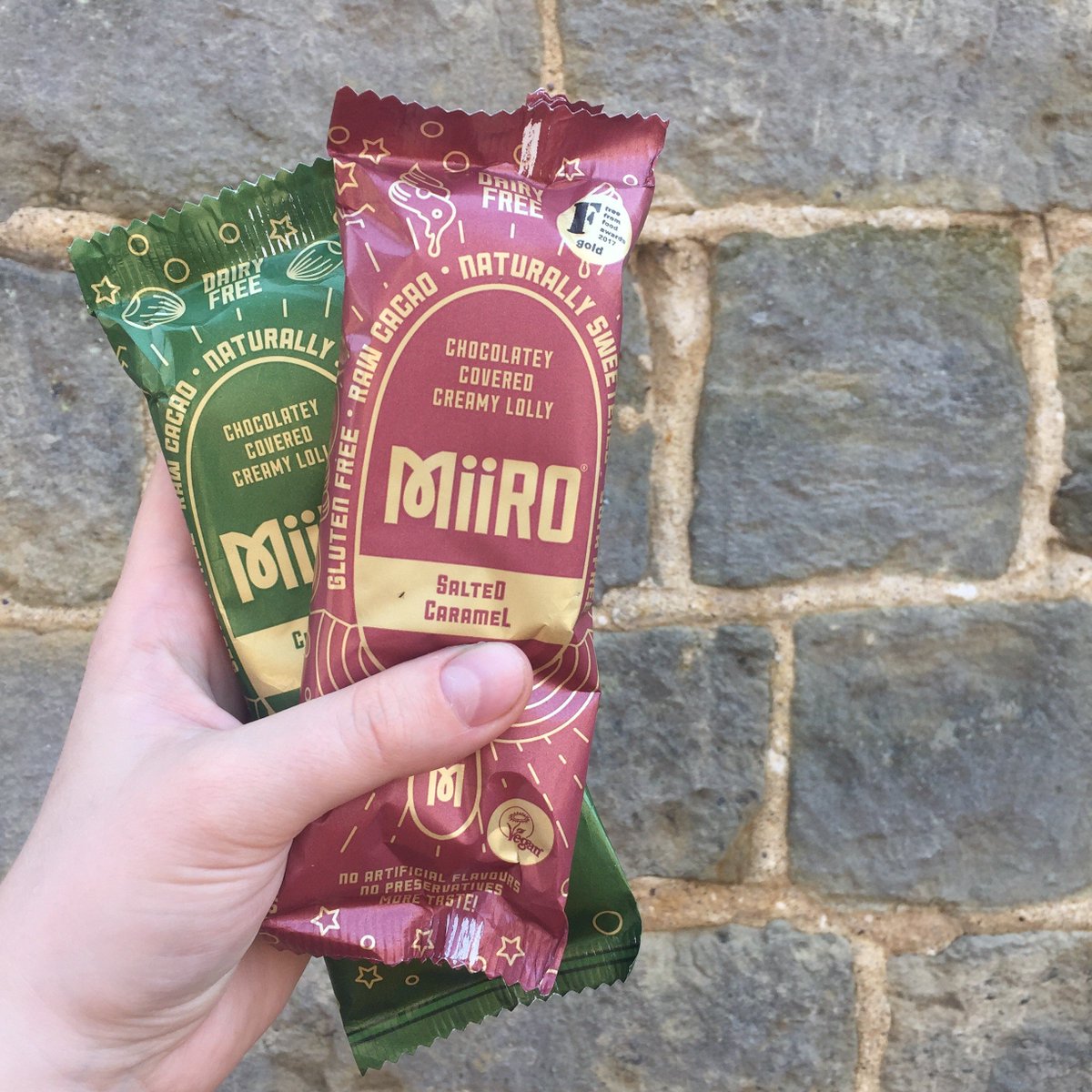 CowdrayExpress's tweet photo. Be sure to #treatyourself. 
We can't get enough of these @Miiro_ice_cream . #Dairyfree #glutenfree #vegan #nicewithoutthenaughty https://t.co/RtpR6scr4s
