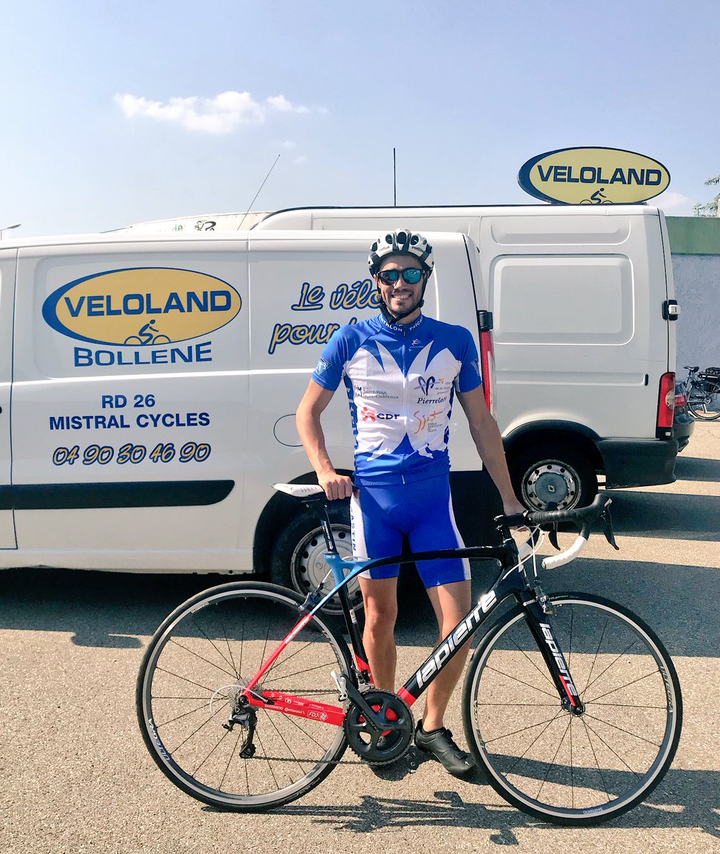 Équipé et fin prêt à rouler ! Merci à mes sponsors pour leur accompagnement et à Veloland Bollène pour leurs précieux conseils #triathlon #TTC #lapierre