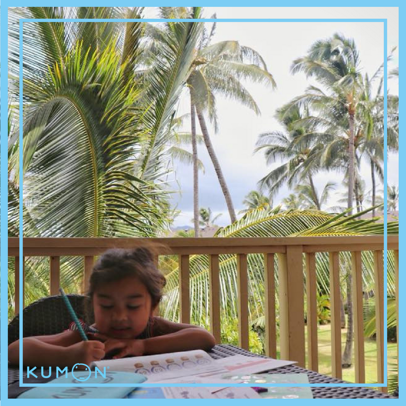 Kumon_NA's tweet photo. Summer vacation is a time for fun AND learning. These Kumon Students are having a great time doing their worksheets this summer! #KumonSummer #SummerLearning https://t.co/eVrw77g9Te