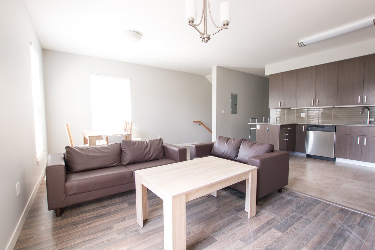Many of our properties come fully furnished. Take this beautifully furnished living area at 62 Balsam as an example.